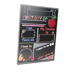 VOSAREA 2St Schultafel Kreidetafel erster Schultag