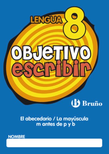 Portada de Objetivo escribir 8.lengua