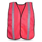 Safety Girl Women's Non-ANSI High-Visibility Pink Mesh Safety Vest for Women - SM | Fashionable and Breathable Work Vest for Daytime Visibility | Polyester for Many Events & Visitor Identification