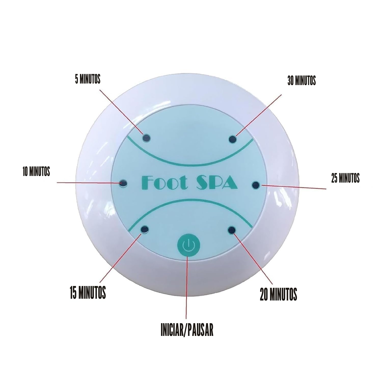 Ionic Foot Spa at Home Detox and Cleanse 2.0 Ionic Foot Spa, Máquina desintoxicante profesional para baño de pies iónico, spa para pies y masajeador con calentador, desintoxicante corporal