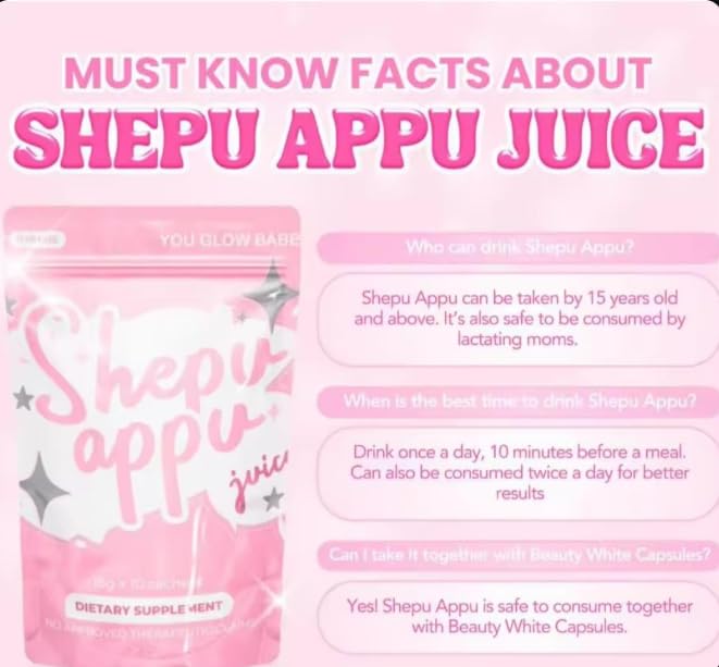 Buy 2 You Glow Babe Shepu Juice Powder 15g x 10 Sachets