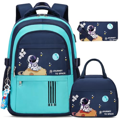 Image of ACESAK Astronaut Backpack for Boys - Boy Backpack Schoolbag with Lunch Bag