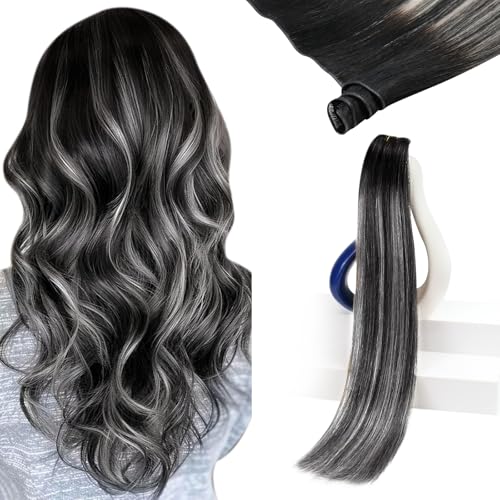 Sunny Hair Genius Weft Hair Extensions Human Hair Bundles Black