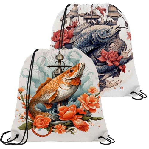 Sac à cordon étanche et pliable lot de 2 grand confort pour homme et femme