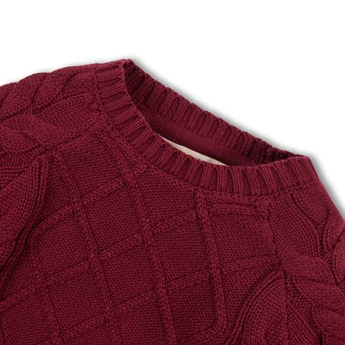 Image of Hope & Henry Boys' Long Sleeve Crew Neck Pullover Sweater