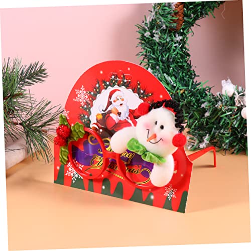 Amosfun 2Pcs Adereços Para Fotos Óculos De Natal Engraçados Óculos De Festa Engraçados Decoram Armaç