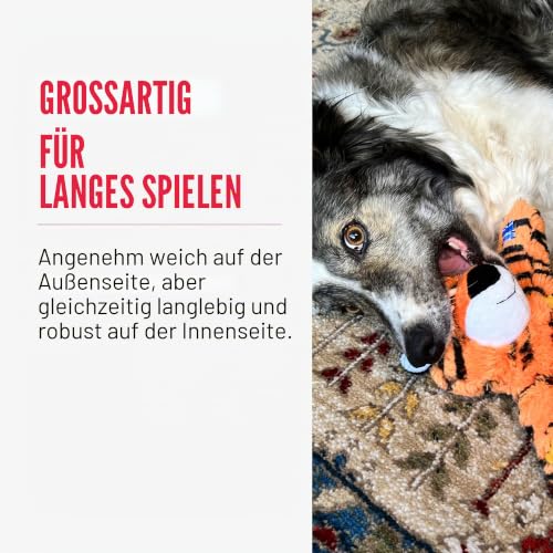 Kong - Wild Knots Tiger Squeak Toy M/L (634.7376)