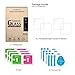 AKWOX (Pack of 4) Compatible with for Garmin Forerunner 35 Screen Protector, [0.3mm 2.5D High Definition 9H] [Anti-Bubble] Tempered Glass Screen Protector for Garmin Forerunner 35