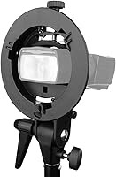 Vista 2 de Godox Soporte tipo S Bowens Mount Holder con 20 piezas de filtro de luz de gel para Speedlite Flash Snoot Softbox Honeycomb