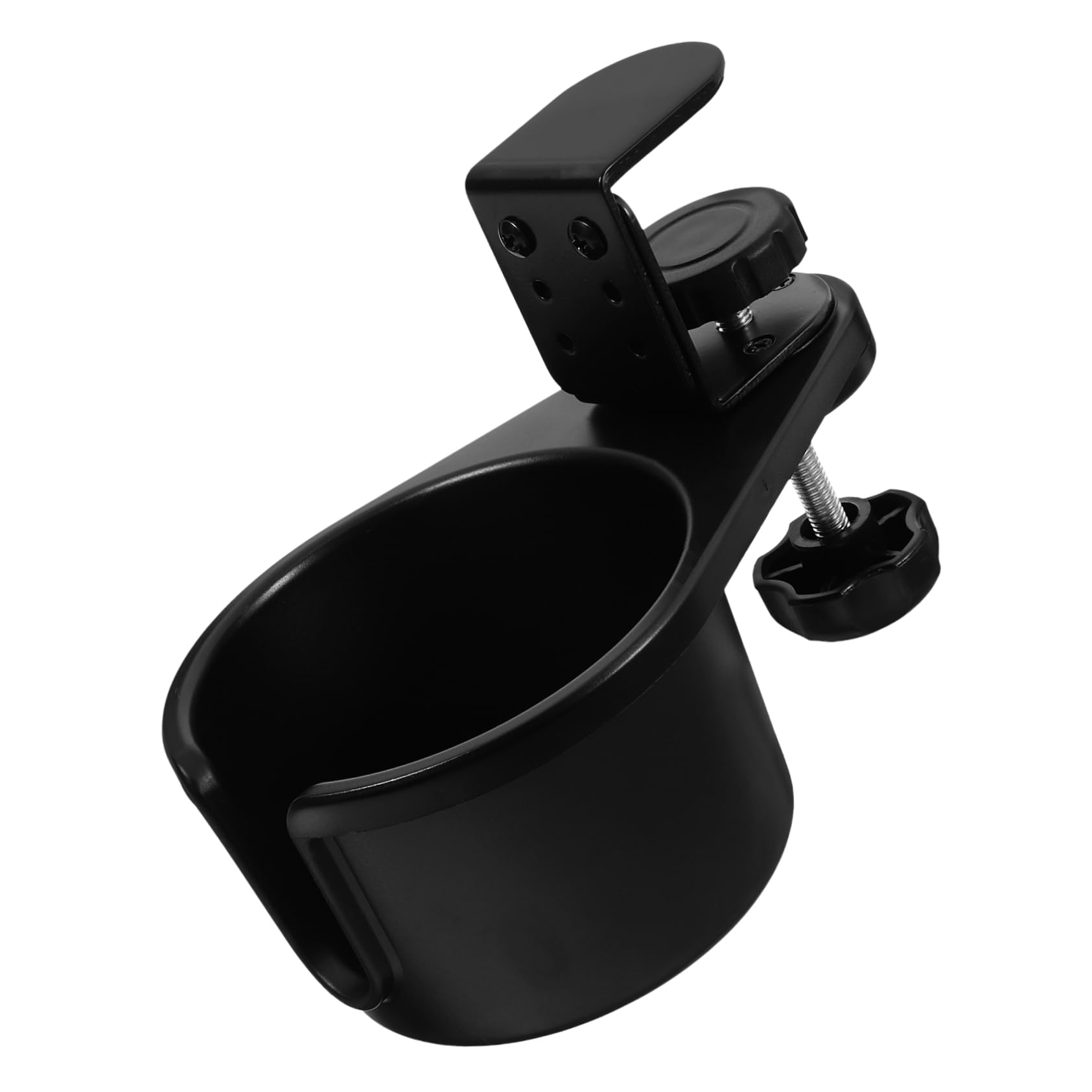 GLEAVI 5piezas Soporte De Bebidas Abrazadera Giratoria Para Mesa Soporte De Taza y Botella De Escritorio Para Oficina y Hogar