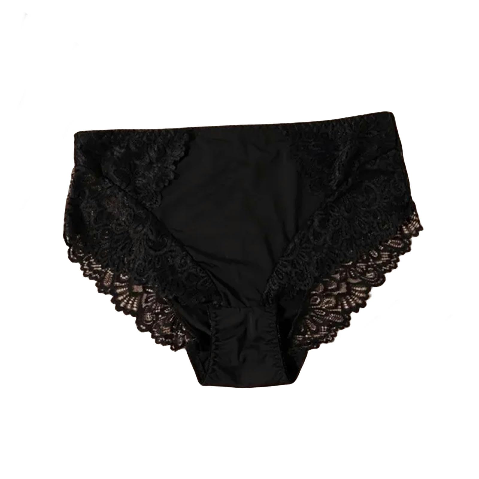 Intimo Donna Pantaloni in Pizzo in Vita Medio Plus Size Donne Slip di Grandi Dimensioni Intimate Biancheria Intima Femminile