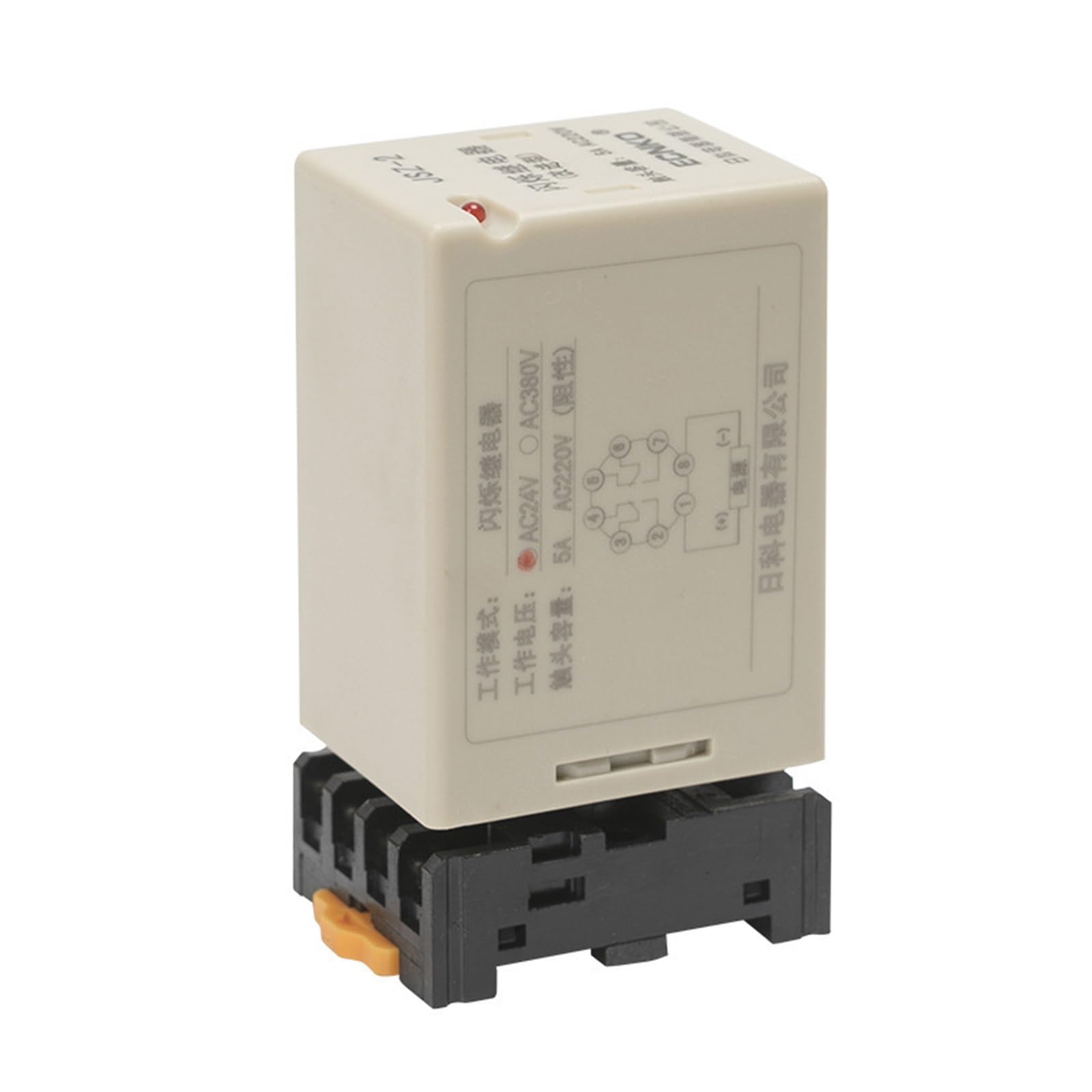 Relais clignotant transistors de service 2 cycles AC220V temporisateur modulaire