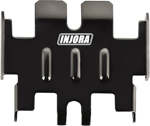 Miniatura 3 de INJORA Protector de chasis de placa deslizante de acero inoxidable para TRX4M Upgrade 1/18 RC Crawler, 0.49 oz