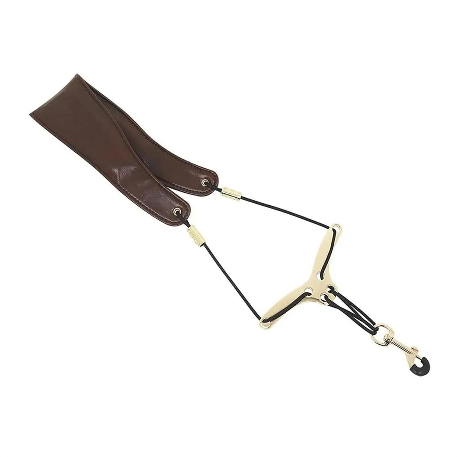 Pasek Do Saksofonu Skórzany Pasek Na Szyję Do Saksofonu Do Saksofonu Altowego Tenorowego O Wysokich Tonach Akcesoria do Saksofonu Części (Color : Brown)