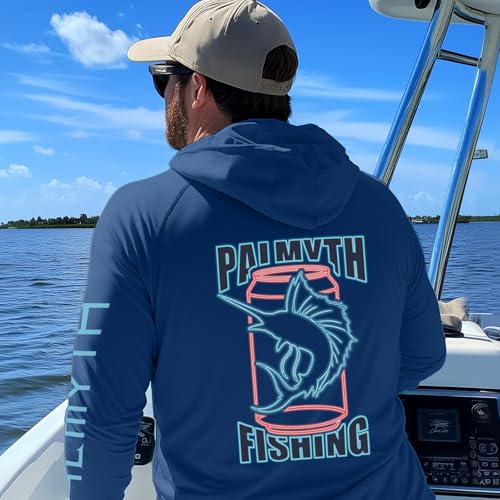 Image of Palmyth Fishing Shirts for Men Long Sleeve UPF 50+ Sun Protection Hoodie