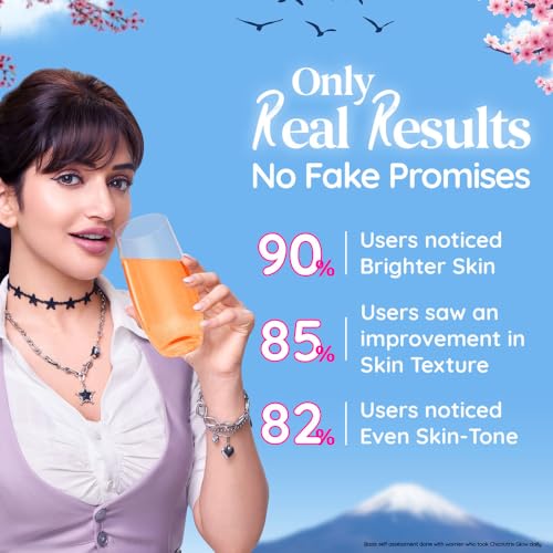 Image of Chicnutrix Glow | Japanese Glutathione and Vitamin C for Skin Care | Glowing & Radiant Skin (20 count (Pack of 2), Orange)