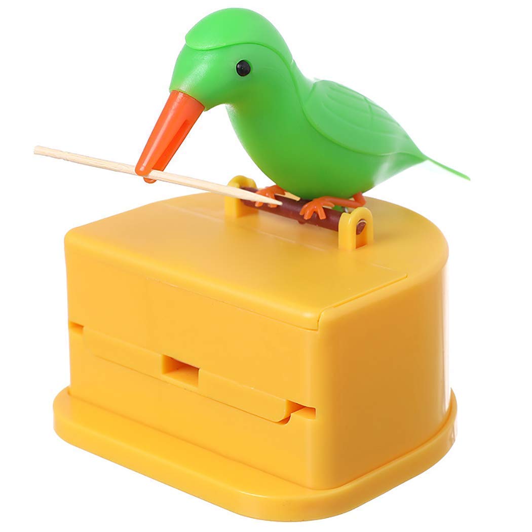 ATOOZED Toothpick Stick Holder || Bird Shape Toothpick Dispenser || Automatic Toothpick Holder Box Dining Table Gadget