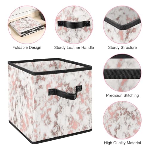 Boîte de rangement pliable pour chambre bébé jouets et vêtements - 5