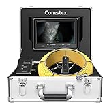 Sewer Camera 165ft/50m, Comstex Sewer Inspection Camera 9 inch LCD Monitor with DVR, Video Pipe...