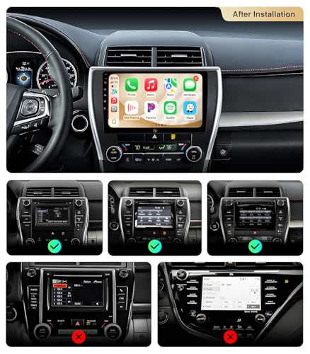 ApexNav 10"CarPlay Android Auto Car Radio For Toyota Camry LE/SE/XLE(15-17) - image 2