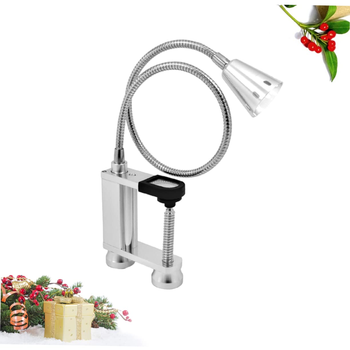 OSOLADY Led Barbecue Lamp Outdoor Flexible Light Instant Cooking Area Illumination Heatproof Weatherproof Lightweight for Portable Use