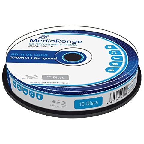 Disques Blu-ray MediaRange BD-R DL 50Go Cover