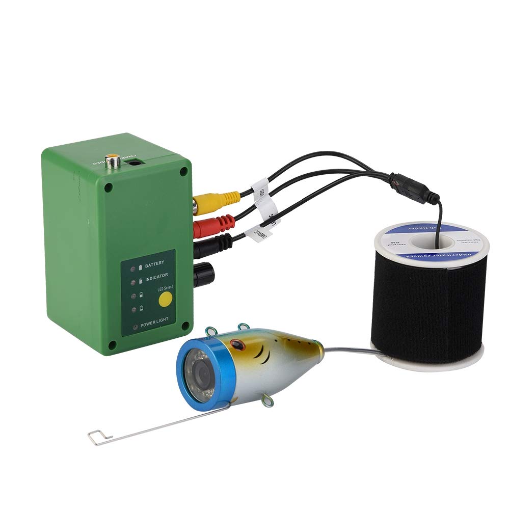 Cikonielf Moniteur sous-marin Caméra de pêche sous-marine 7 pouces 1000TVL 30 LEDs IP68 Moniteur Cikonielf Moniteur sous-marin Caméra de pêche sous-marine 7 pouces 1000TVL 30 LEDs IP68 Moniteur