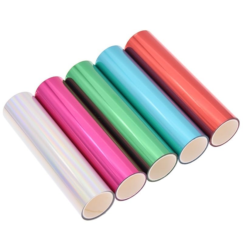 Papier pour estampage à chaud avec reflets holographiques pour transfert thermique