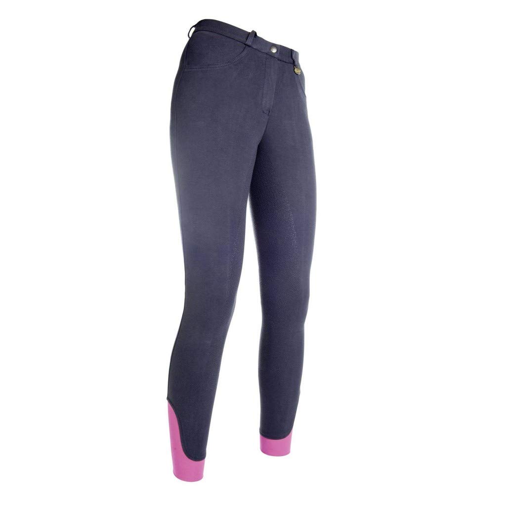 HKM 10539 Reithose Kate, Silikon-Kniebesatz Damenreithose Mädchenreithose 116-48