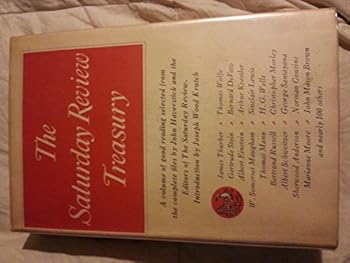 Hardcover The Saturday Review Treasury. Introd. by Joseph Wood Krutch [Unknown] Book