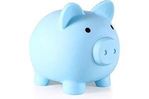 Unbreakable Ceramic Piggy Bank for Kids Boys, Perfect Money Bank for Birthday,...