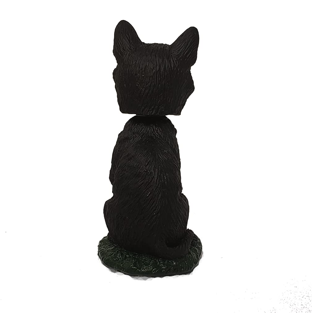 チーター？Deco Figurine Black Cat 90 VINTAGE ZWARTE KAT Beeld.green Eyed Black Cat Figurine.chat