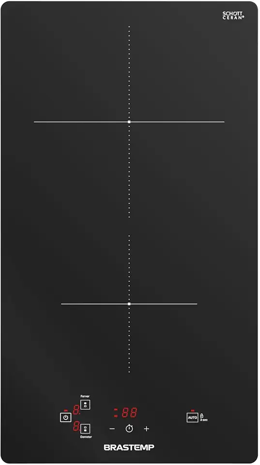 Cooktop 2 bocas de indução Brastemp com Funções Especiais 220V