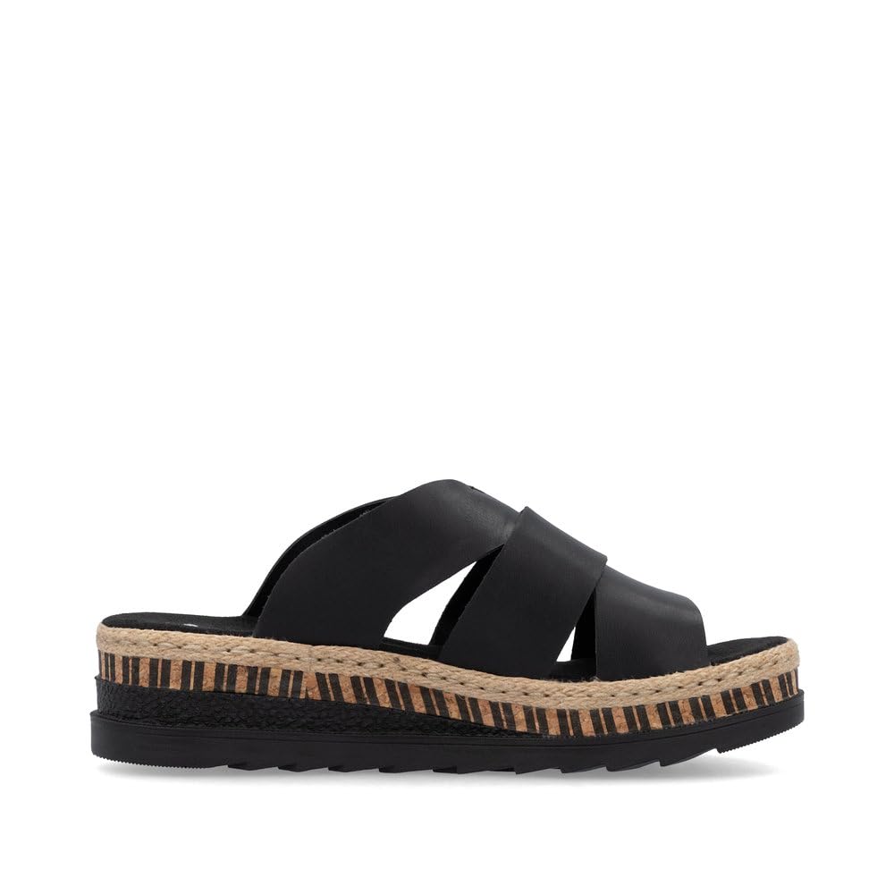 Rieker Damen Pantoletten V7989, Frauen Slipper