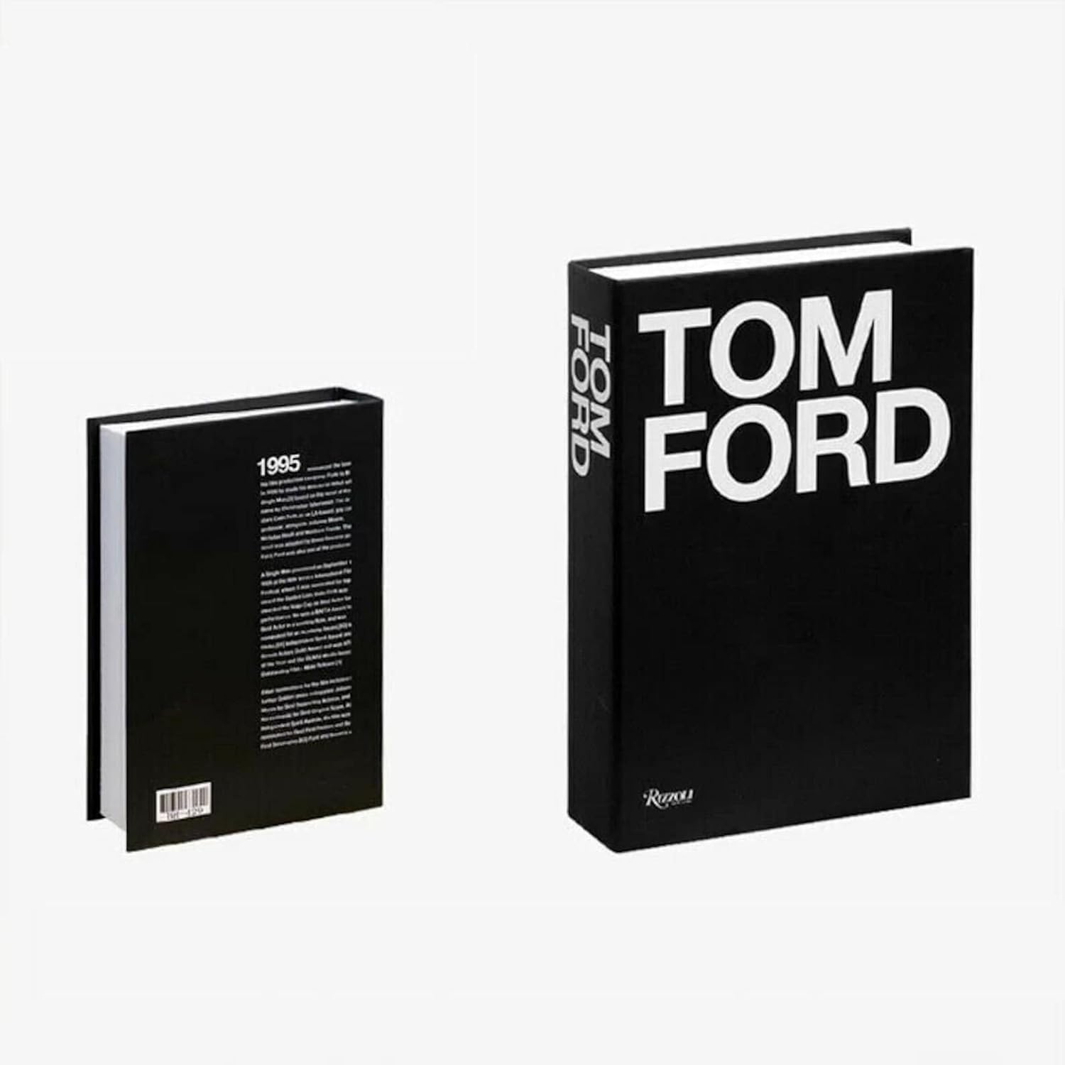 Decorative Books Fake Fashion Prop Décor for Elegant Refined Homes – Non-Openable Designer Living Space Decoration with No Pages Faux Office Decor Bookshelf Simply Aesthetic (T Ford)