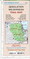 Desolation Wilderness trail map: Waterproof, tearproof 1877689610 Book Cover