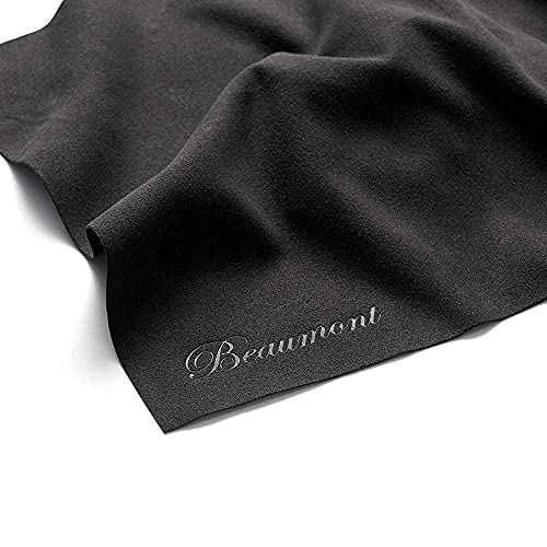 Beaumont Symphonic Black Musical Polishing & Cleaning Patterned Instruments Trumpet Clarinet Sax Flute Recycled Microfibre Cleaning Cloth Brass Silver 40 x 30 cm (BFC4030-SB) - Thumbnail 3