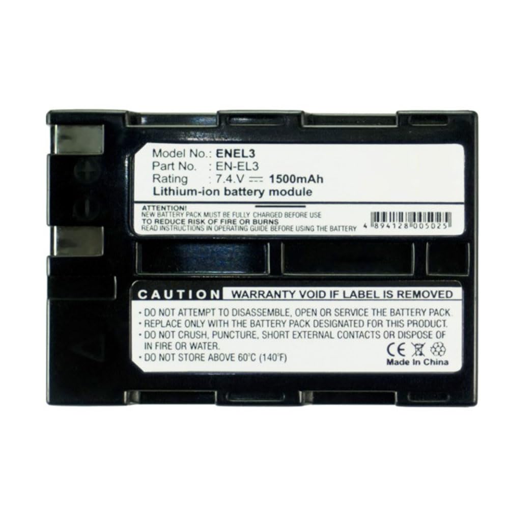 CELLONIC® Bateria EN-EL3 / EN-EL3a kompatybilny z Nikon D100 D50 D70 D70s części zamienne 1600mAh wymiana baterii