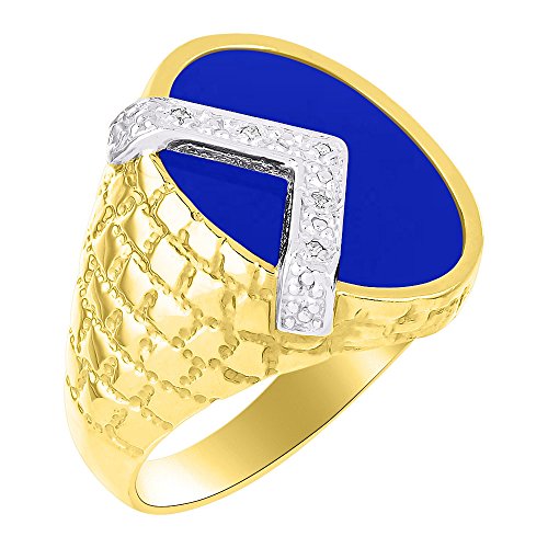 Bague diamant et onyx bleu en argent massif, éclat de luxe intemporel pour elle