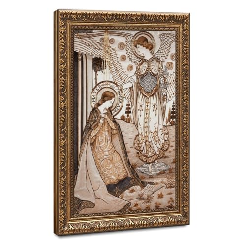 Toile The Annunciation Mater Inviolata pour rompre la monotonie d'un bureau avec style