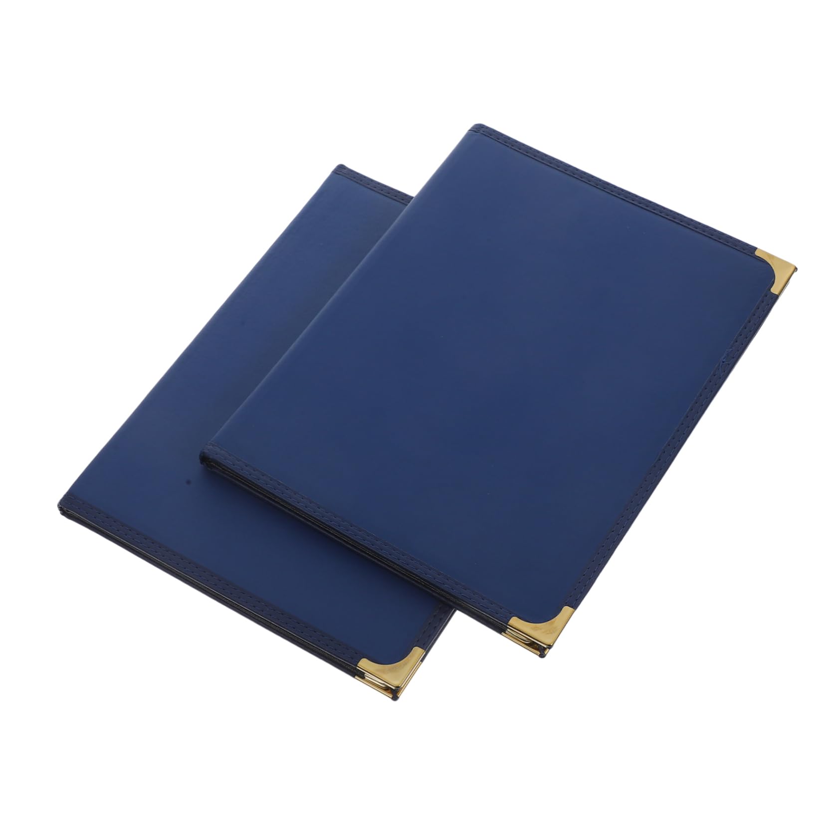 MAGICLULU 4 Menu Folder Sleeves Pu Leatherette Menu Covers for Restaurant Holder with Easy Access