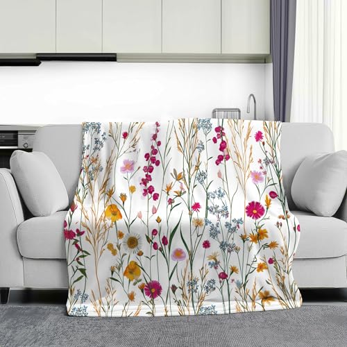 Jeté de canapé ou lit 150 x 200cm couverture douce et chaude rose - 4