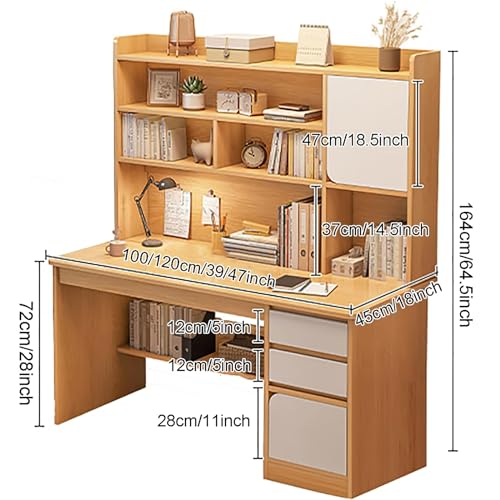Oficina, Home escritorio y librero Marca SPOWAY (2)