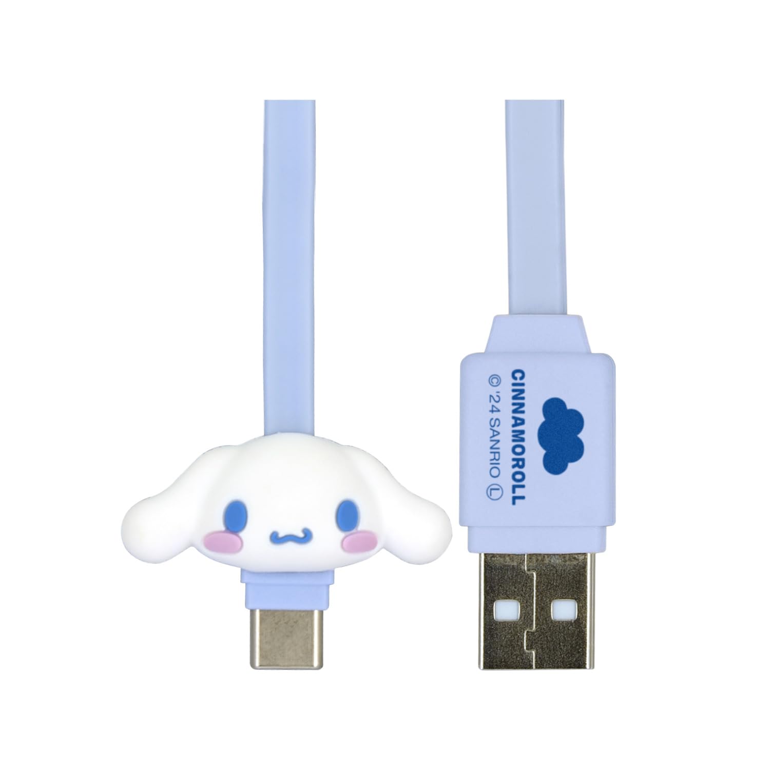 グルマンディーズ(Gourmandise) Gourmandies Sanrio Characters USB Type-C Compatible Mascot Cable Cinnamoroll SANG-486CN