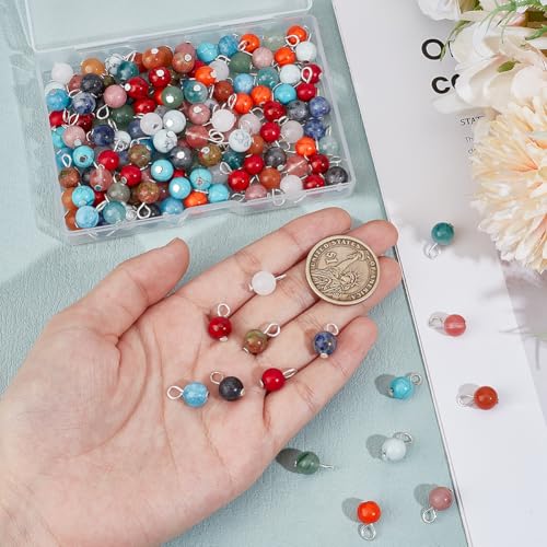 Pierre précieuse naturelle 8mm pour fabriquer des bijoux uniques - 3