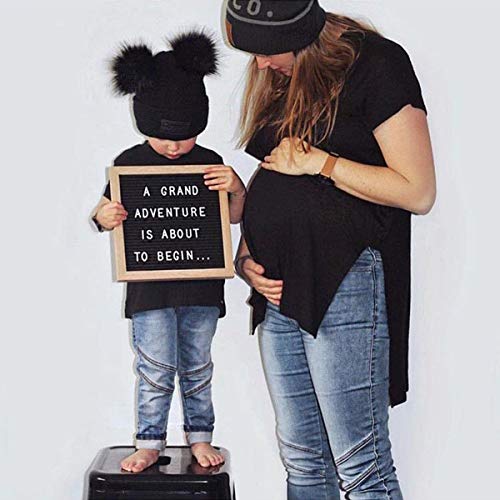 Toyvian 580 Stücke Weiße Filz Buchstaben und Zahlen für Letterboard Letterbox Rillentafel und Buchstabentafel