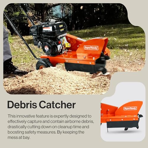 SuperHandy 9HP Gas Stump Grinder