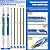 2 Pcs Welders Pencil with 48 PCS Round Refills Mechanical Pencils Metal Welding Marker for Tube Pipe Fitter Welder Steel Construction Woodworking