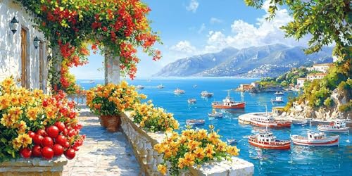 G I[Vr[DD Paint by Numbers hG Lbg l ʂ肦 lphGLoXNtg  LoXA[g uVƃANG̋, ItBX CeA rO, ւ̃Mtg 40x80c