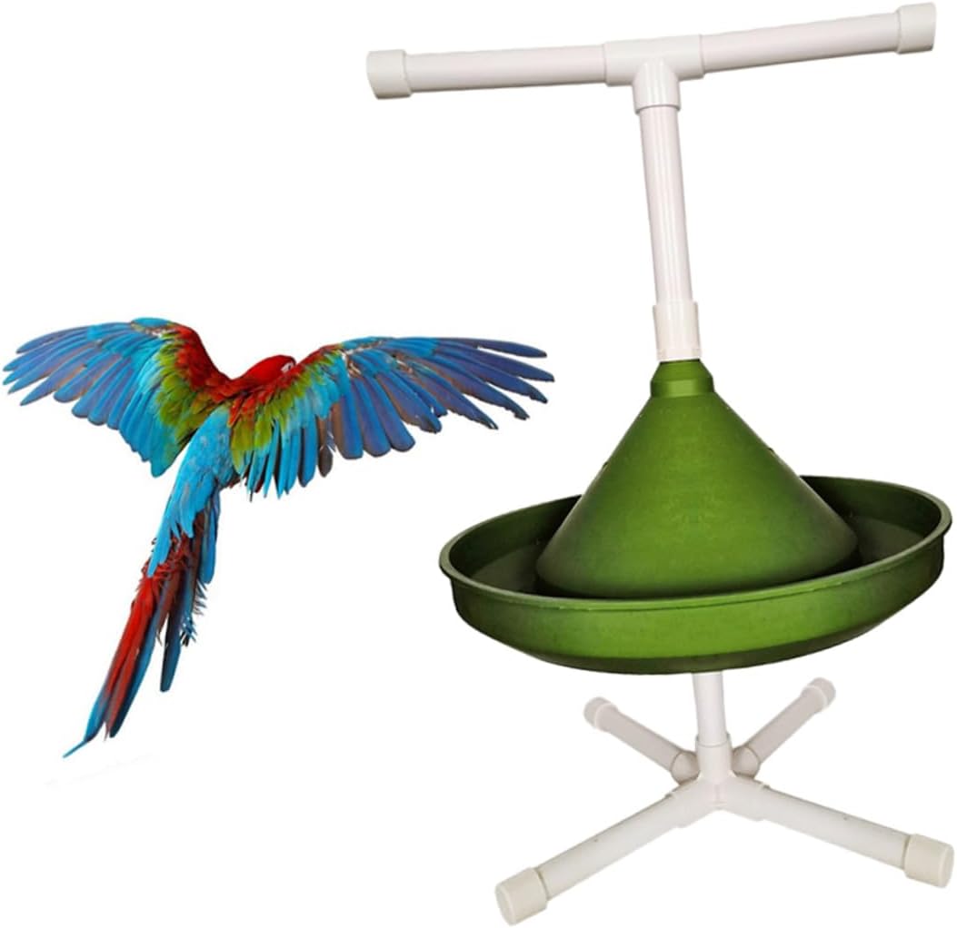 SUPVOX Bird Climbing Stand with Bowl and Bath Function for Parrots Play Rack for Pet Training for Cockatiels Parakeets and Small Birds